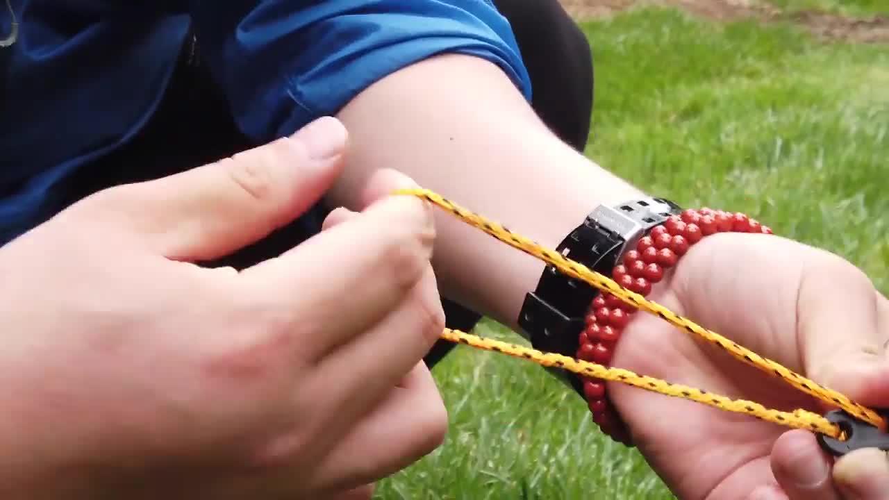 怎样系吊床的绳结?