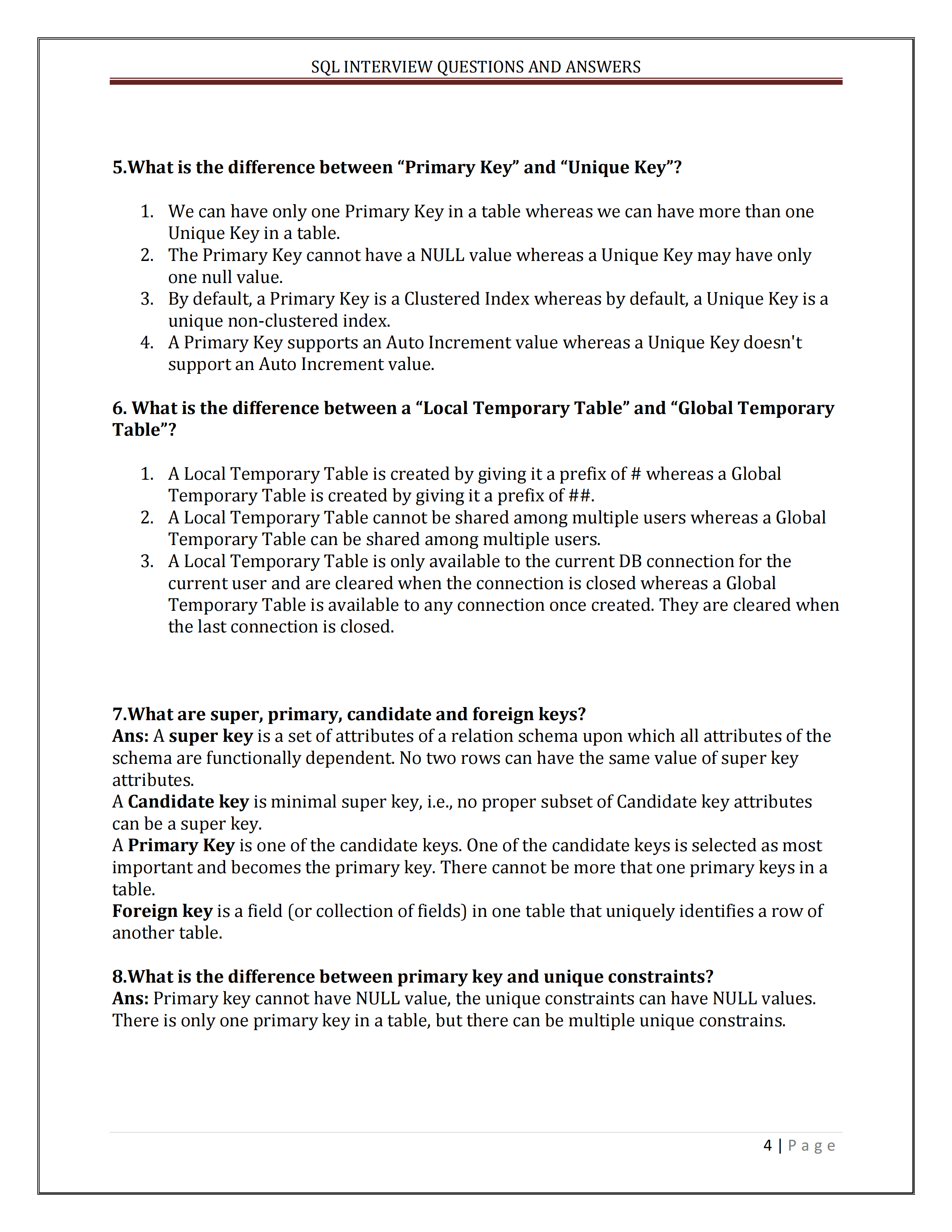  offerrealize sql interview guide 