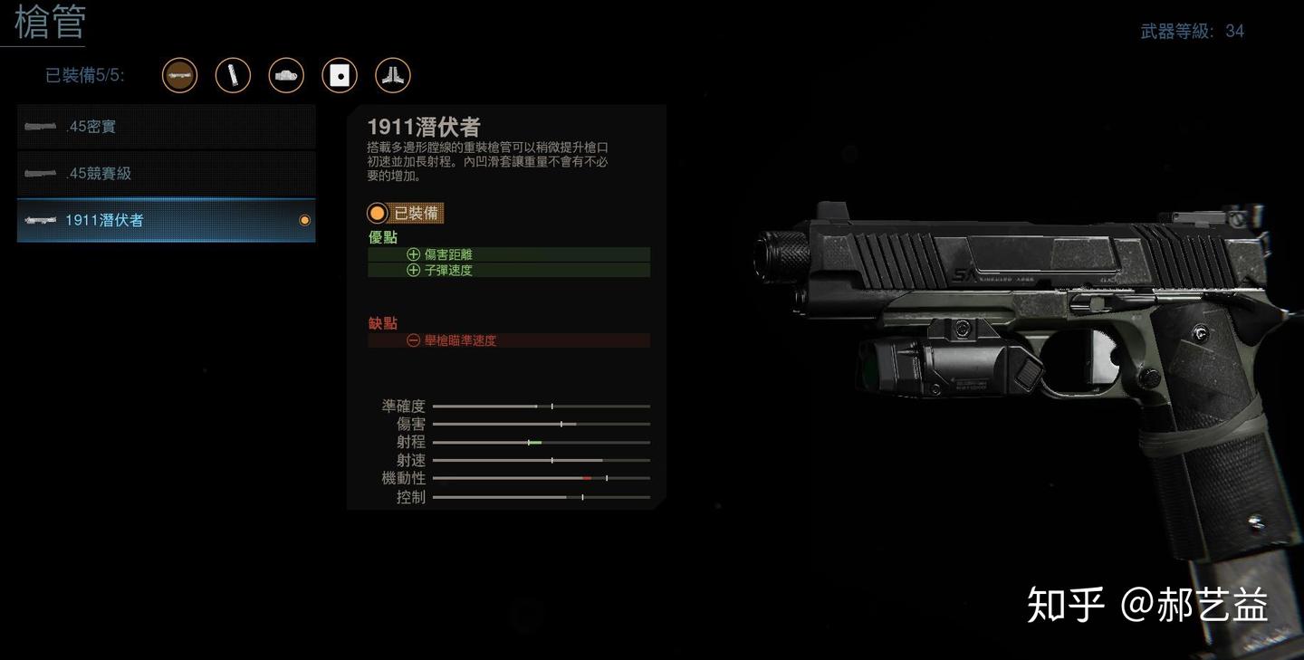 使命召唤COD16 版本所有手枪简单个人分析 - 知乎