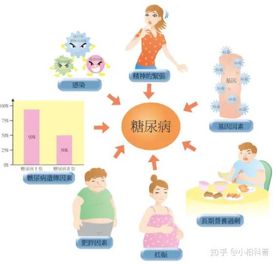 糖尿病家族遗传规律图图片