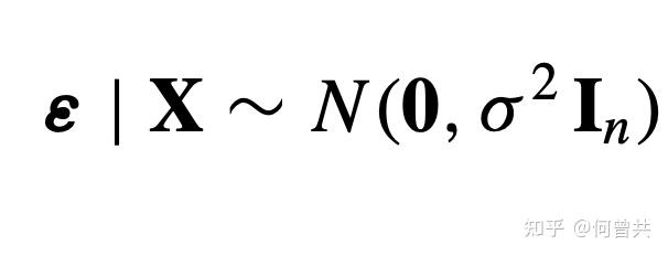 normality of the error term满足假设1至4的方程称为古典回归模型