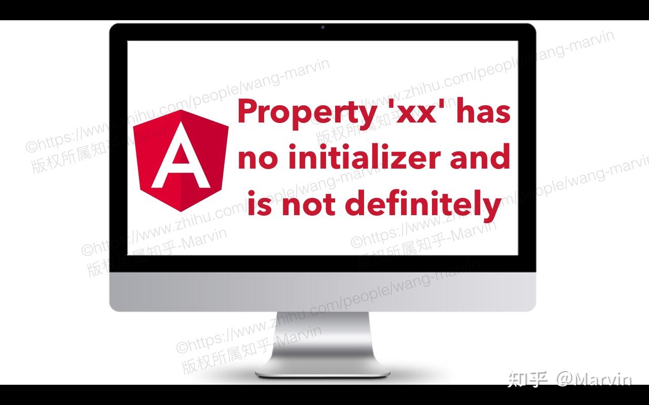 Angular TS warning Property '' has no initializer and is not