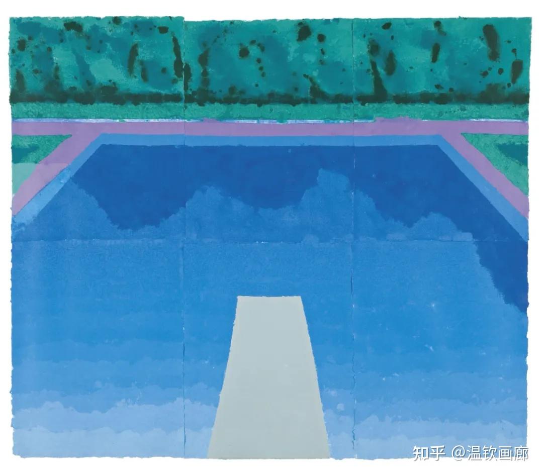 大卫·霍克尼（david Hockney）：泳池 知乎 