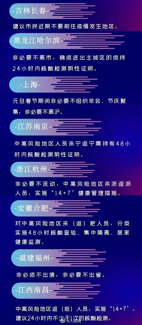 新闻早报:31省区市最新元旦春节返乡政策一览