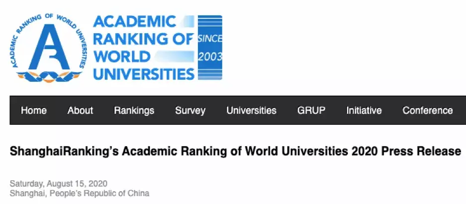 2020世界大学学术排名arwu出炉8所英国大学进入世界百强