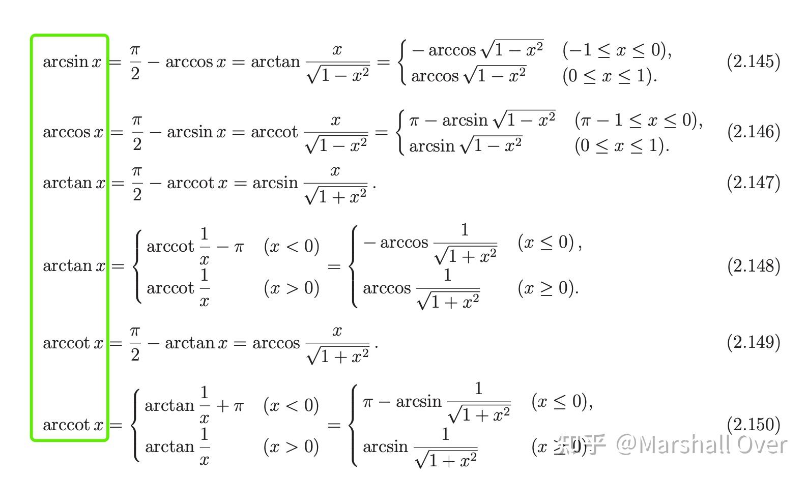 (二)三角函数(Trigonometric Functions)基础知识总结 - 知乎