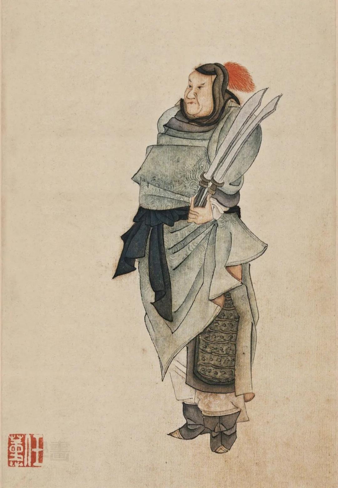 清代工笔人物画：水浒传108将- 知乎