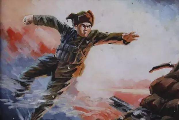 带你走进金奖油画英雄阵地上甘岭背后的故事油画欣赏②