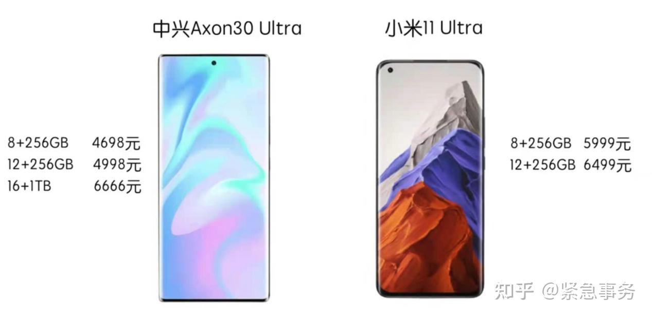 中兴axon30ultra和小米11pro该买哪个中兴axon30ultra和小米11ultra