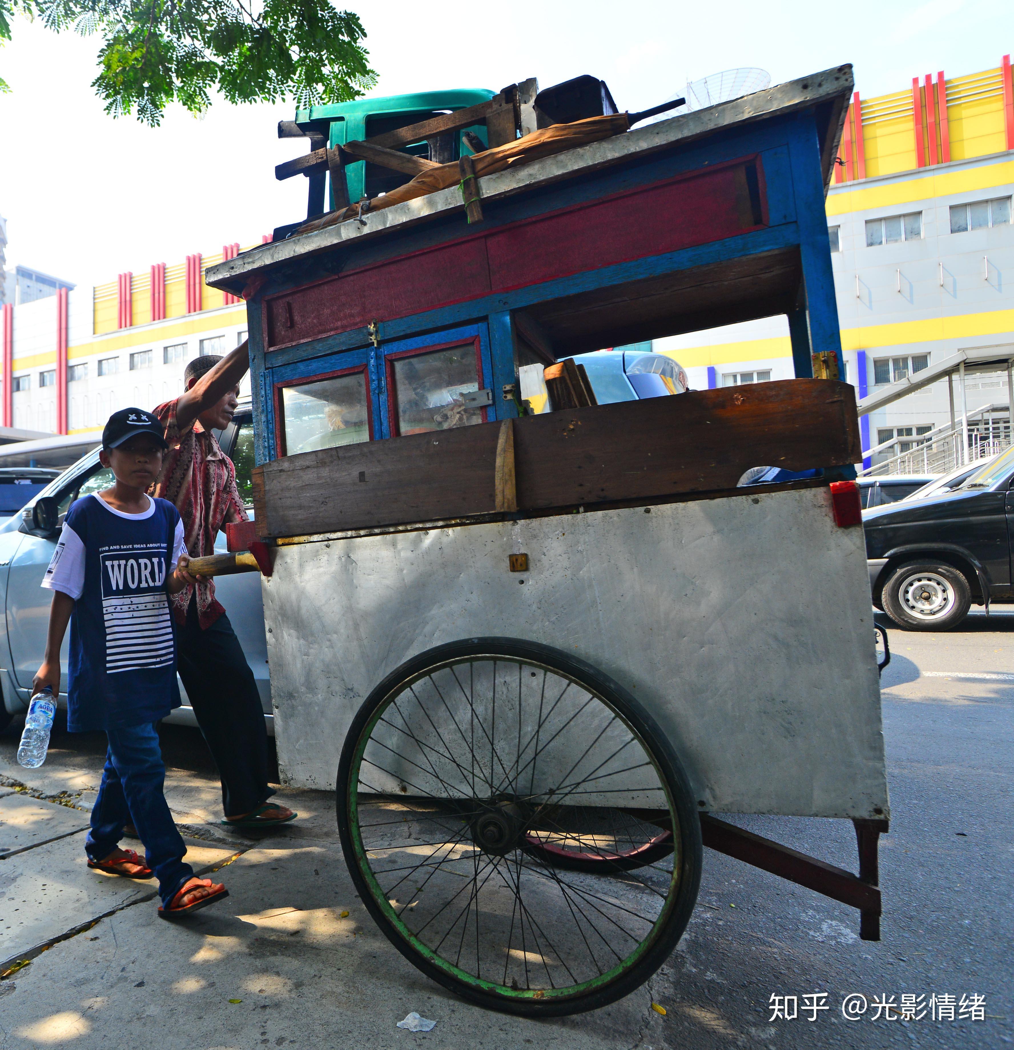 推车小贩图片