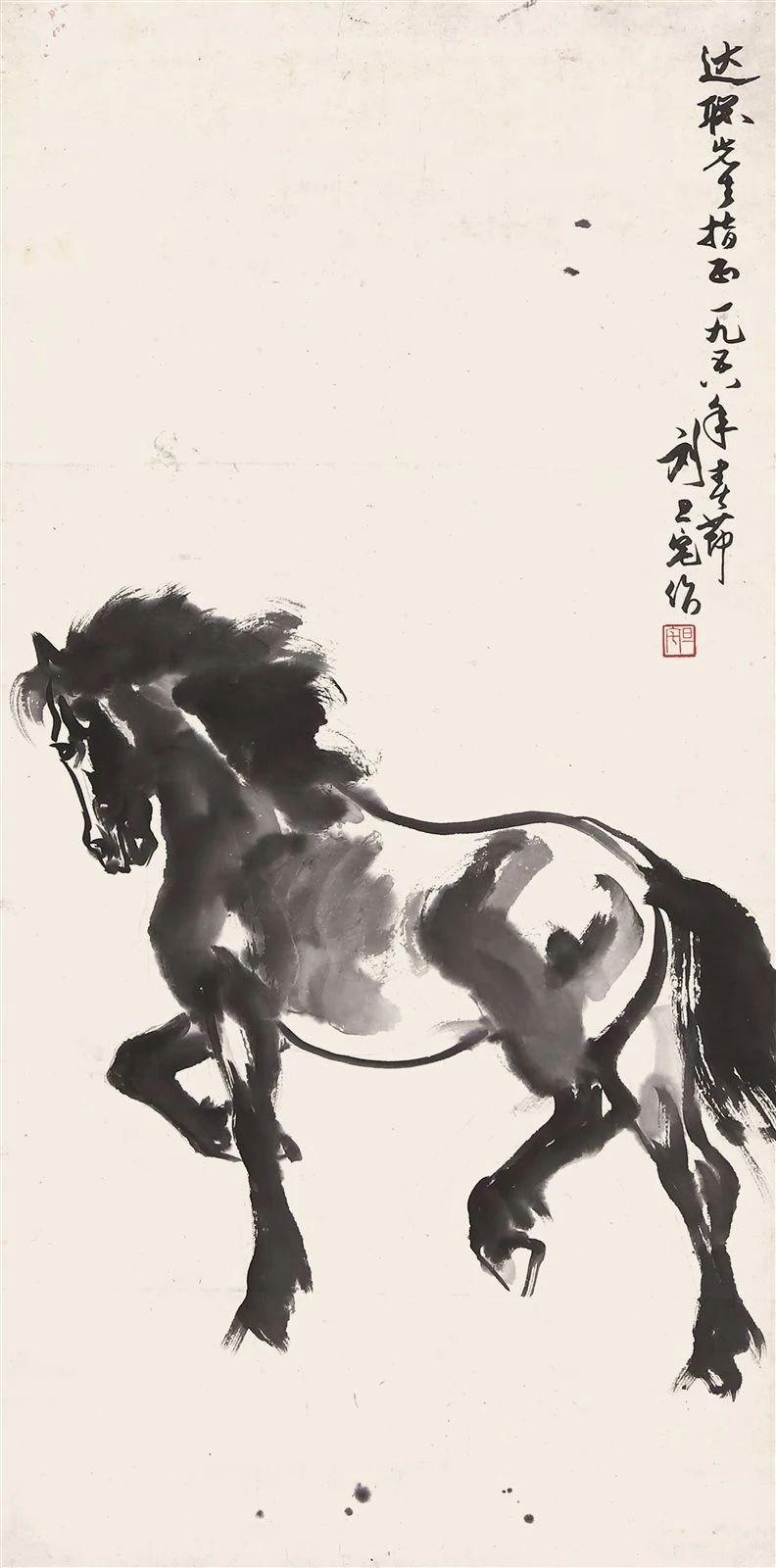 除了徐悲鸿以后,还会有其他的画家对于马也有着自己不同的表现手法