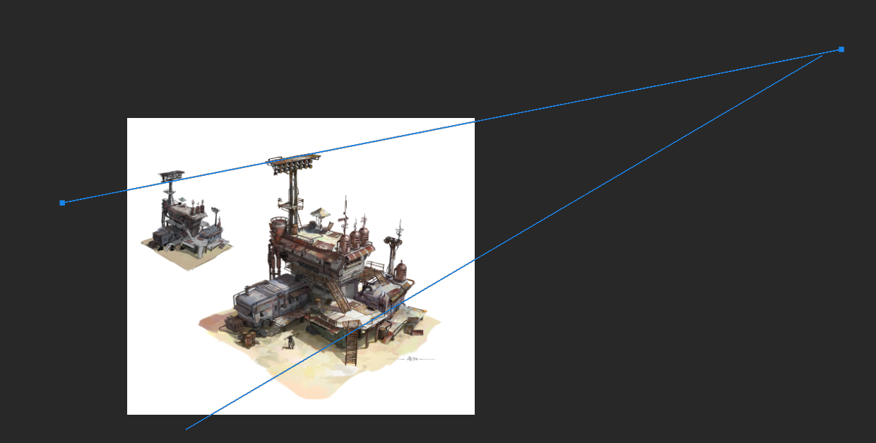 愉快的偷懒ps中3种快速打透视线的方法