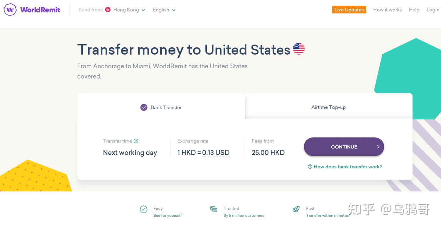 8种从香港、台湾汇款到美国的方式（流程+汇率+手续费+限制+多久到账） - 知乎