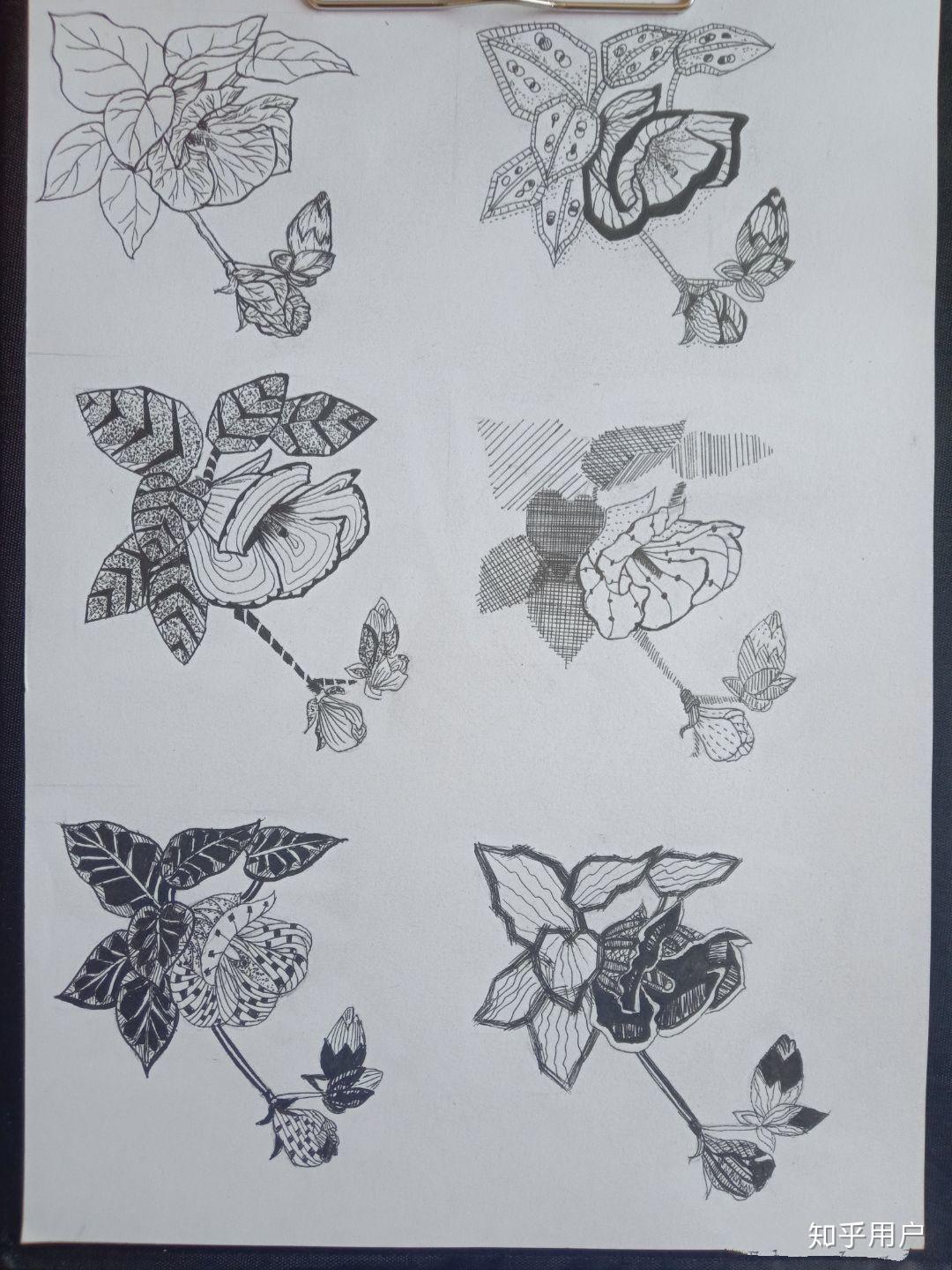 花卉图案如何变形