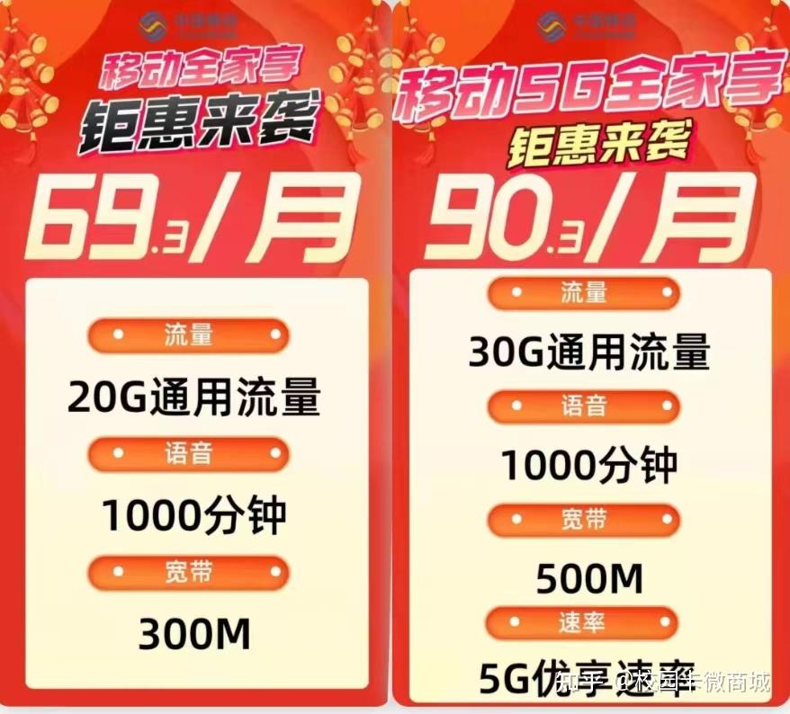 广东移动套餐价格表2023(中国移动流量套餐价格表2023年)-第1张图片-鲸幼网