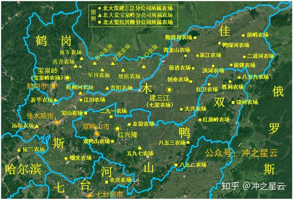 資料002地圖上找不到的城市黑龍江農墾城鎮全揭秘