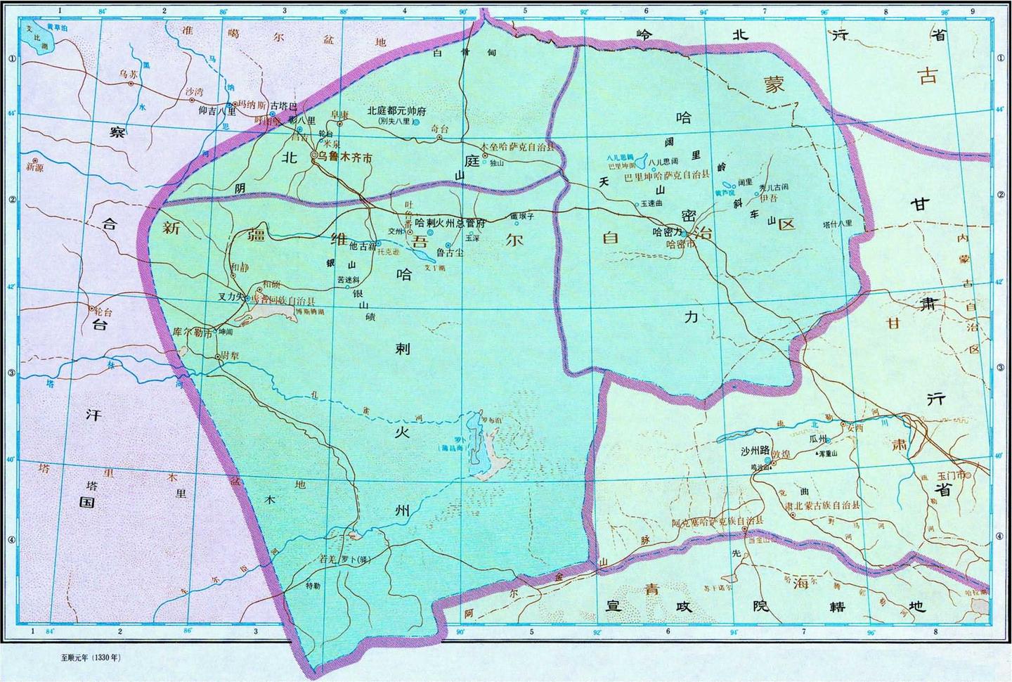 元代疆域与十一行省图文解读,高清地图值得收藏 - 知乎