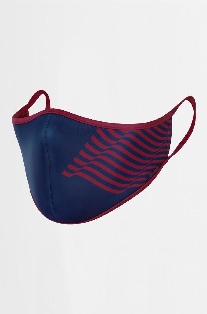 巴萨开售定制款口罩18欧元一只可重复使用40次