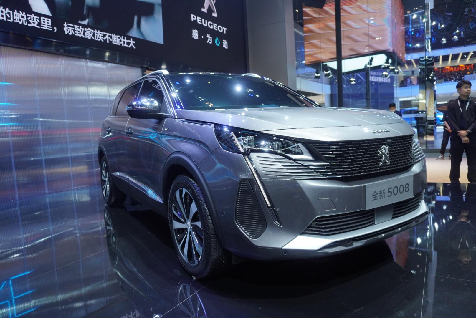 前脸更时尚新款标致5008亮相广州车展
