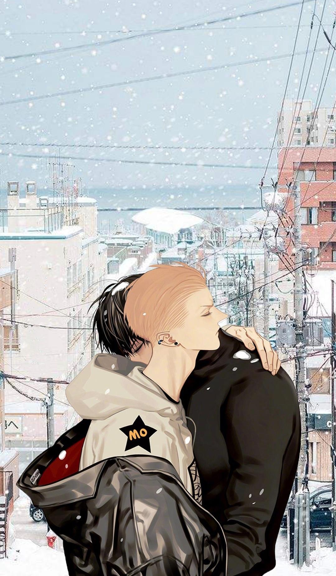 有没有old先的漫画《19天》里面贺天和莫关山的高清壁纸或者头像?