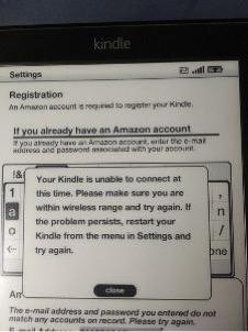 kindle 5 ?reregister之后无法重新注册? - Kindle