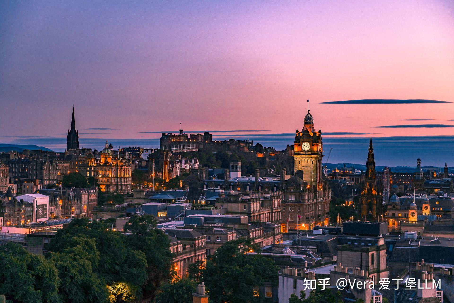 在爱丁堡大学读书时最爱的风景