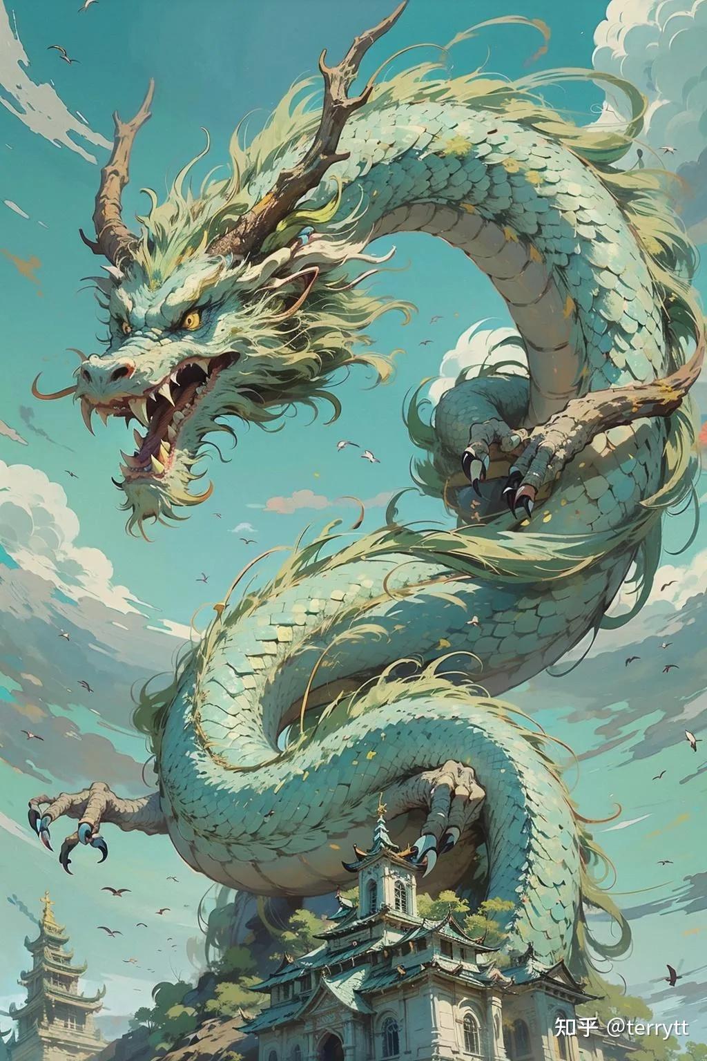 东方巨龙国风神兽篇 – Oriental giant dragon Lora AI绘图展示 - 知乎