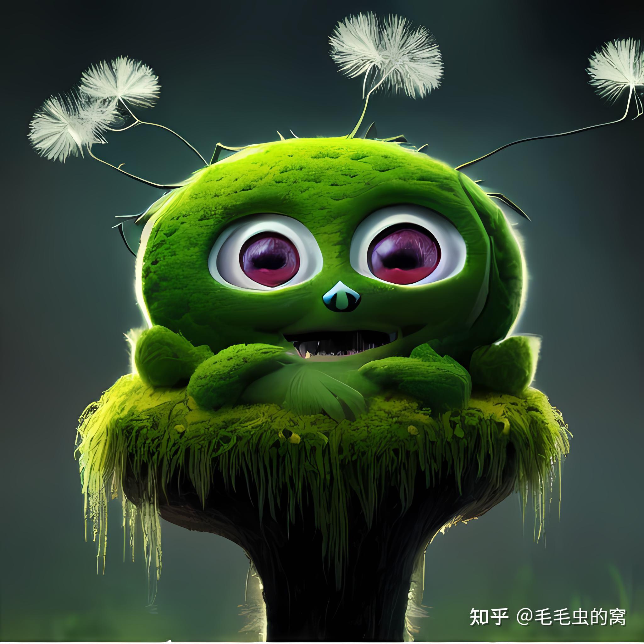 ai插画 | 绿色森林精灵,ai加ae,动起来的ai画像 - 知乎
