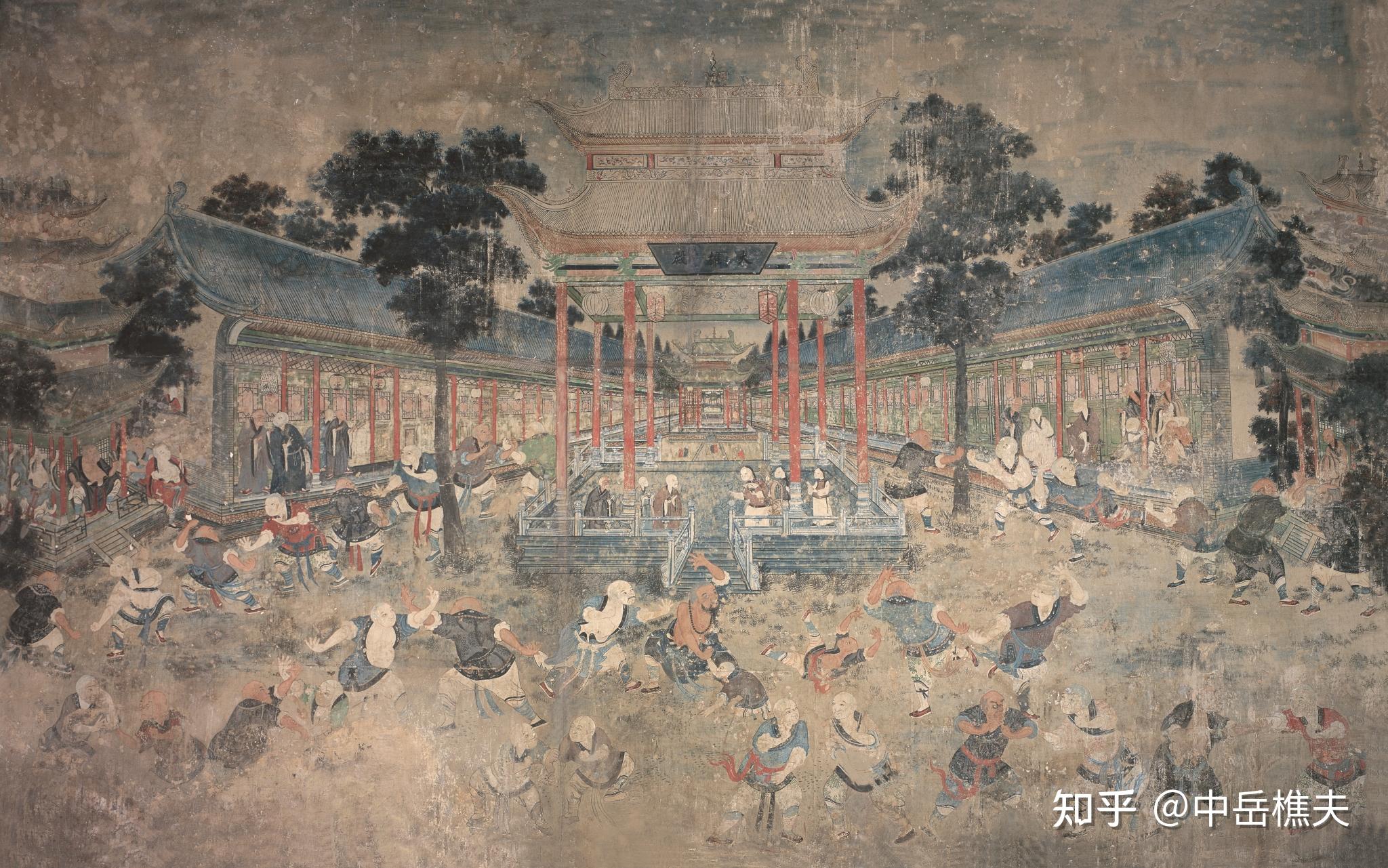 【隐士出山】武林夜话漫谈少林武僧演武图 - 知乎