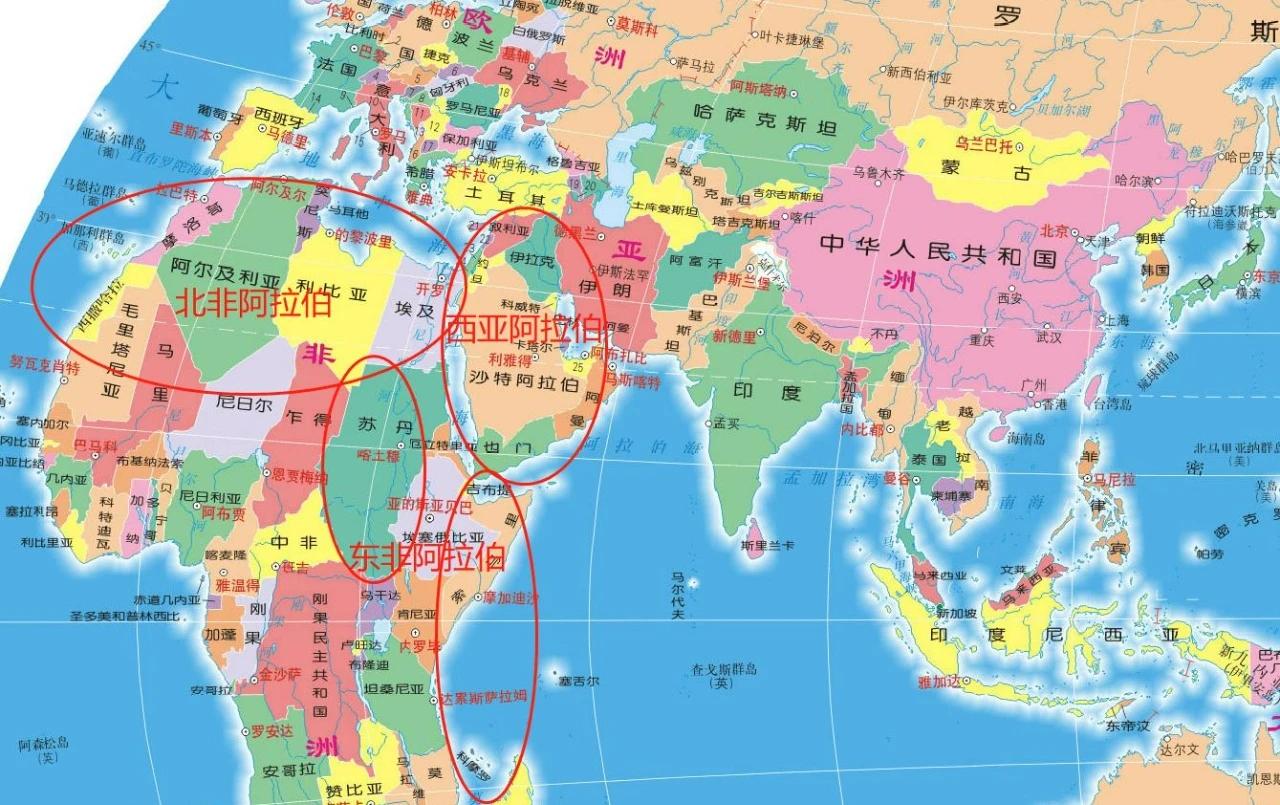 图文解读阿拉伯地区,高清地图可收藏 - 知乎