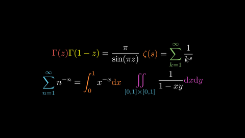 为什么黎曼ζ函数能够如此表示?(第二个等号)?