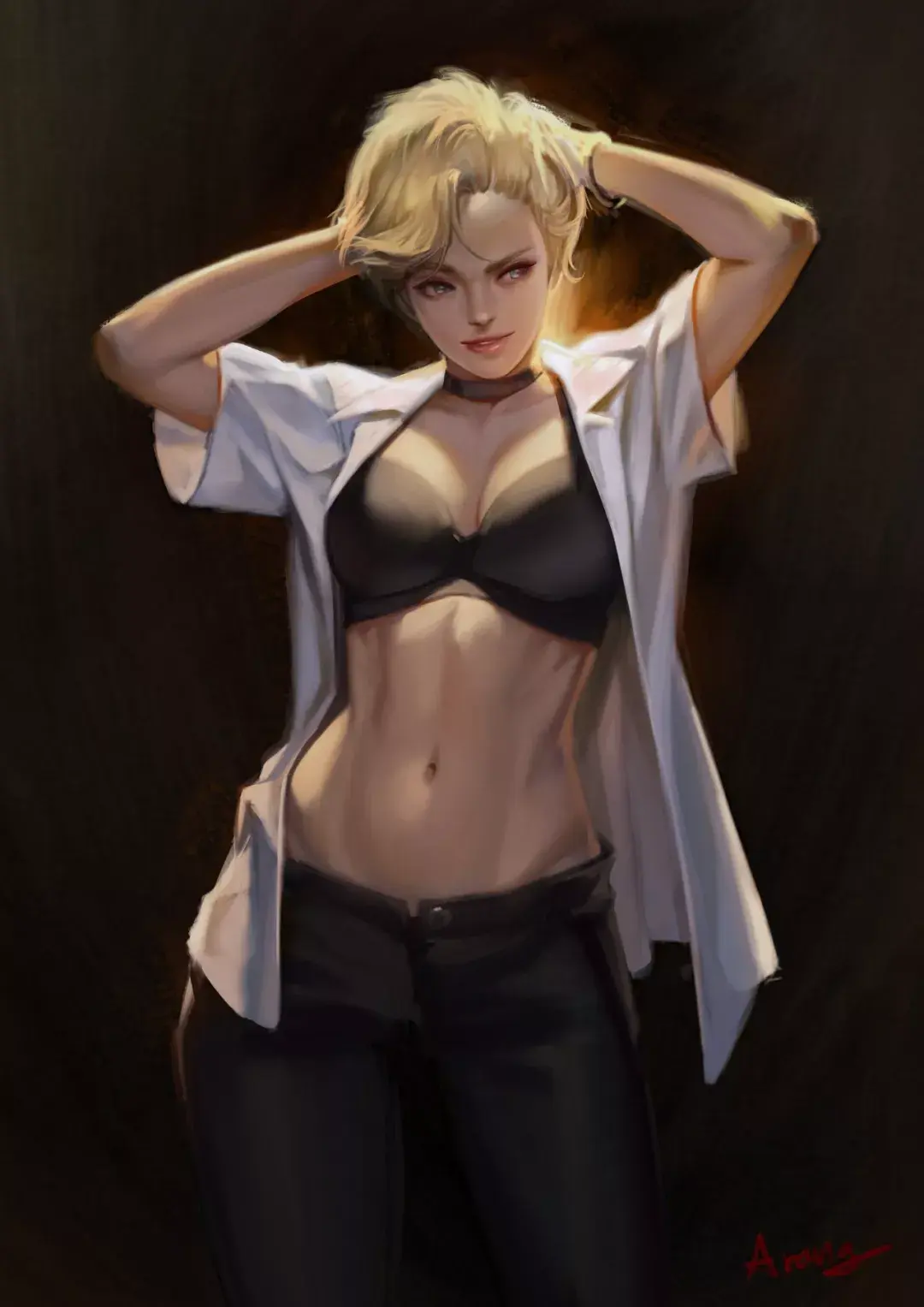 人体福利篇这个韩国画师笔下的御姐就问你hold得住吗