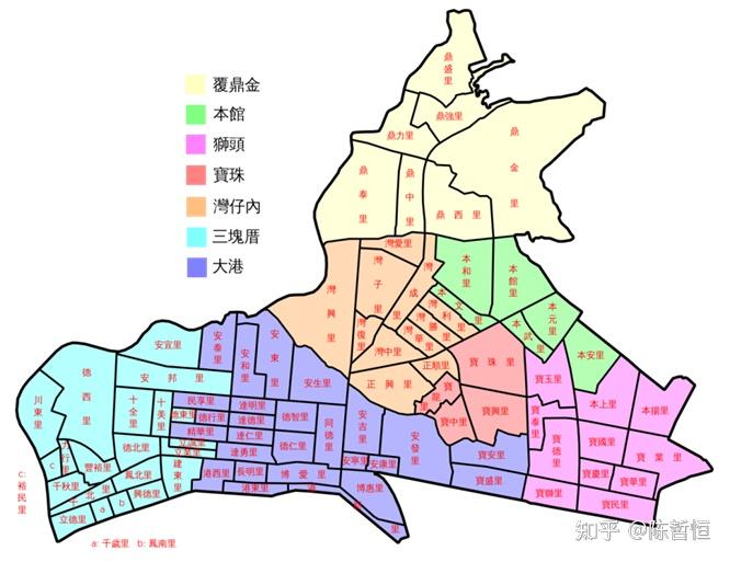 高雄行政区划图图片