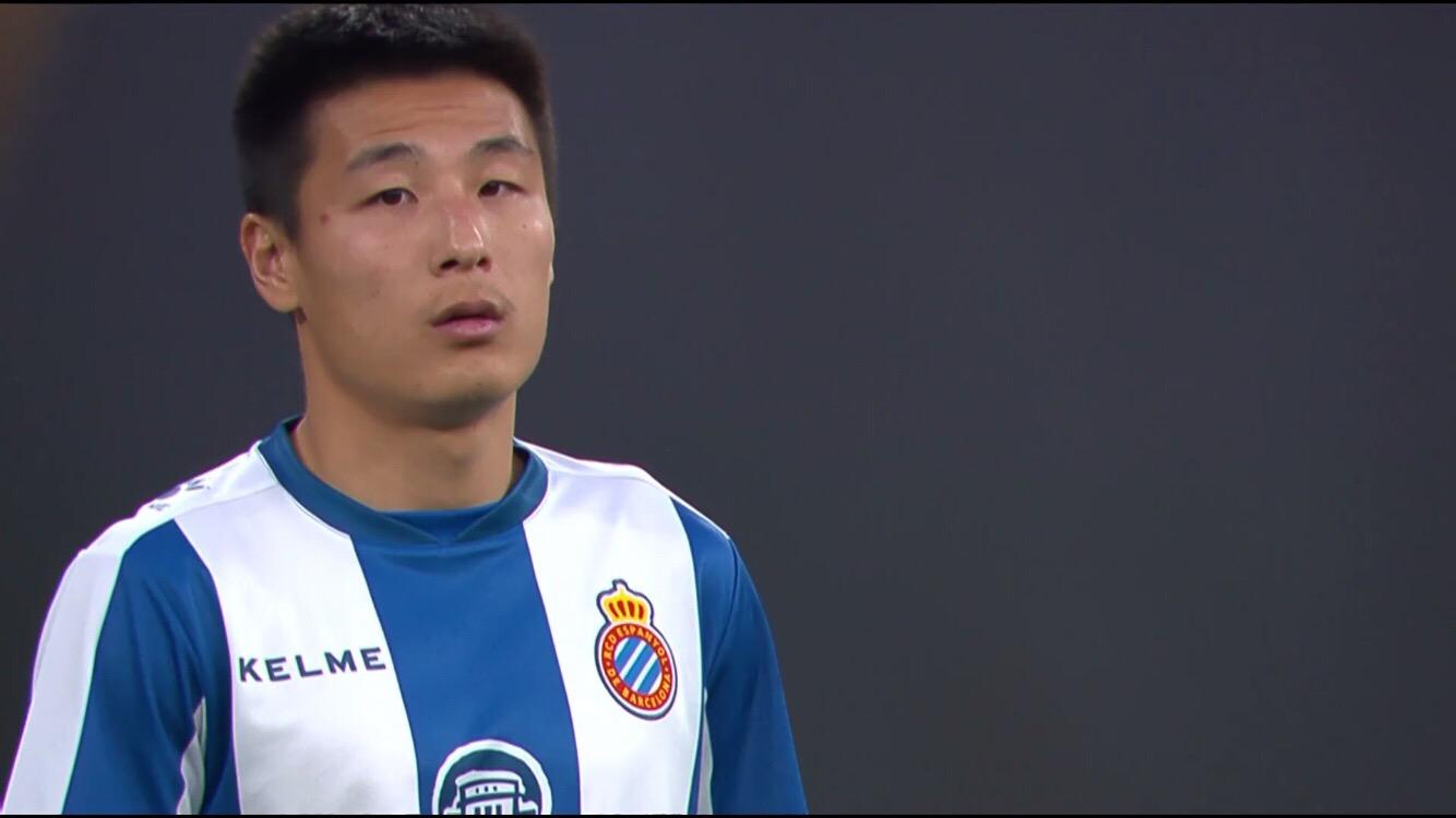 18-19 赛季西甲联赛武磊凌空侧钩破门西班牙人