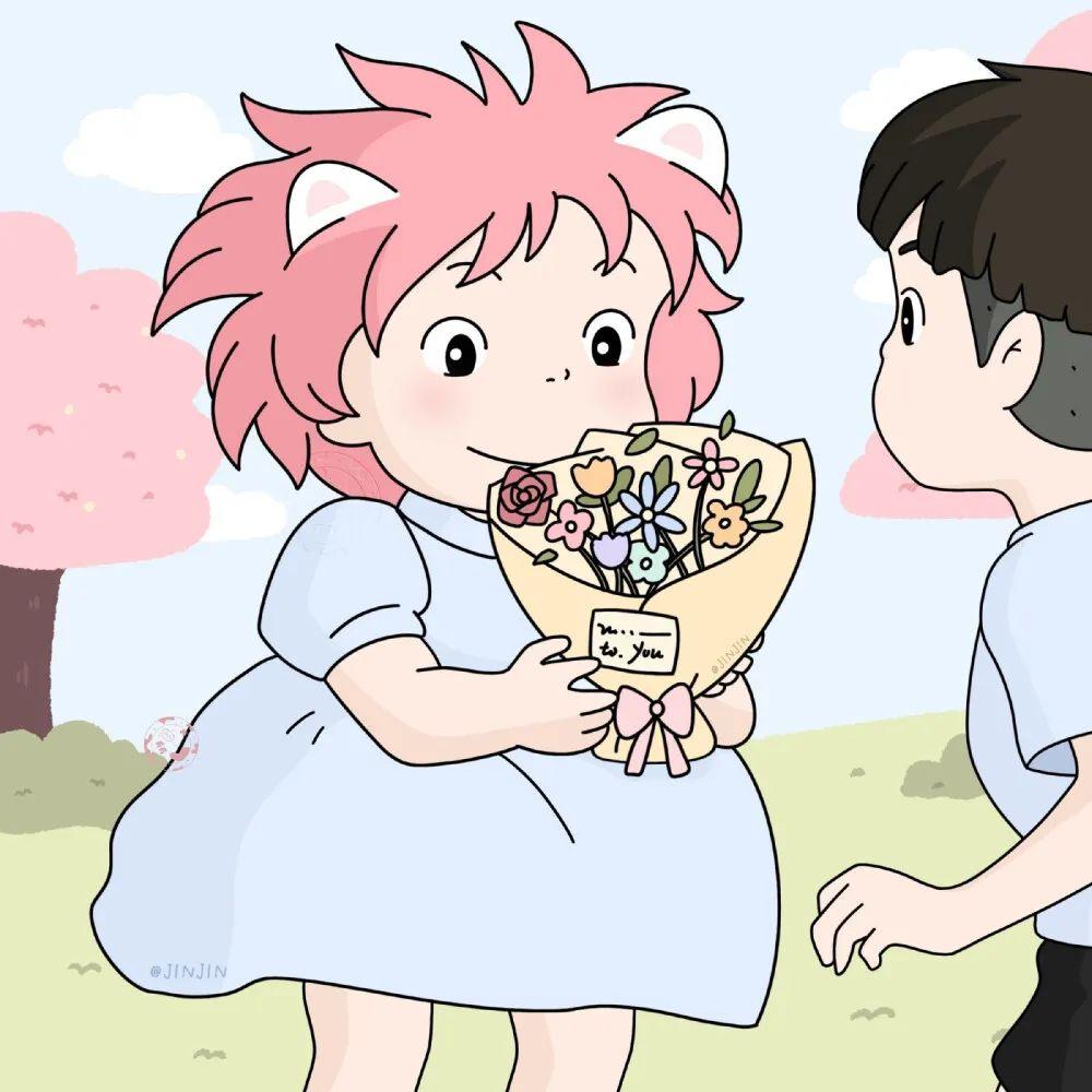 波妞宗介情头|爱不释手啊 - 知乎