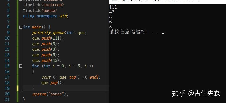 std::priority_queue(优先队列) - 知乎