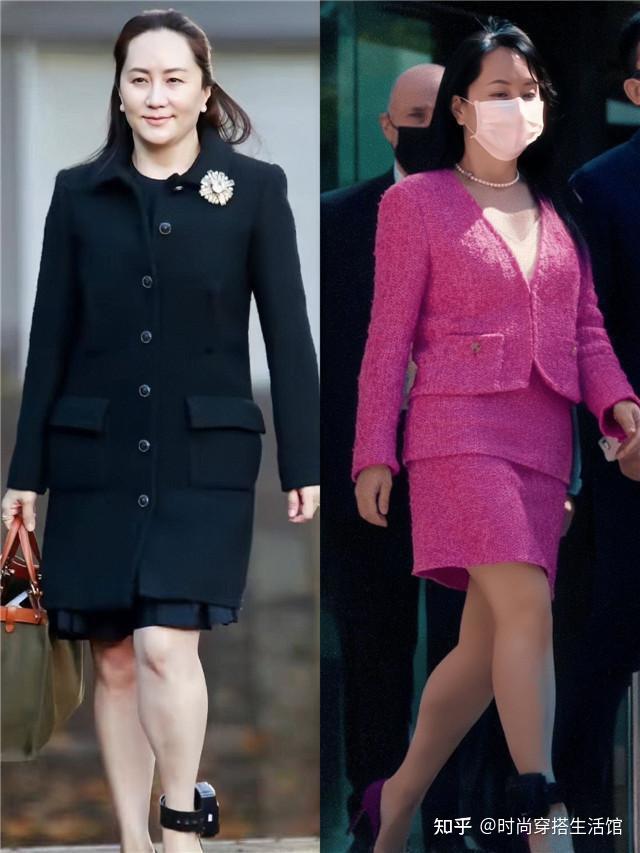 51岁孟晚舟真会打扮,秋冬光腿穿大衣配高跟鞋,却意外穿出高级感 - 知乎