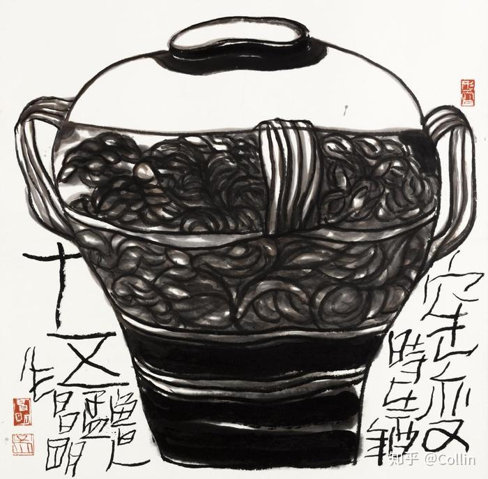 三生烟火中国画(孟昌明)