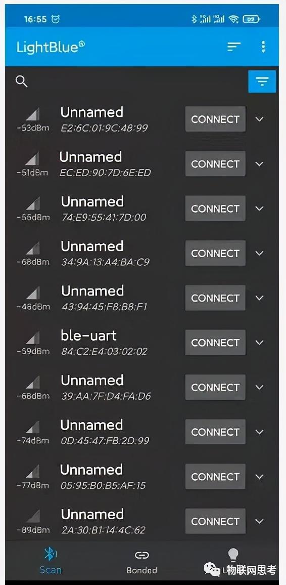 几款常用的ble调试app（nRF Connect、BLE调试助手、LightBlue） 知乎