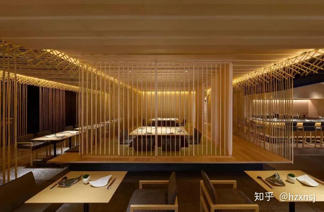 再现日式庭院的特色和风韵“竹光”餐厅设计 - 知乎