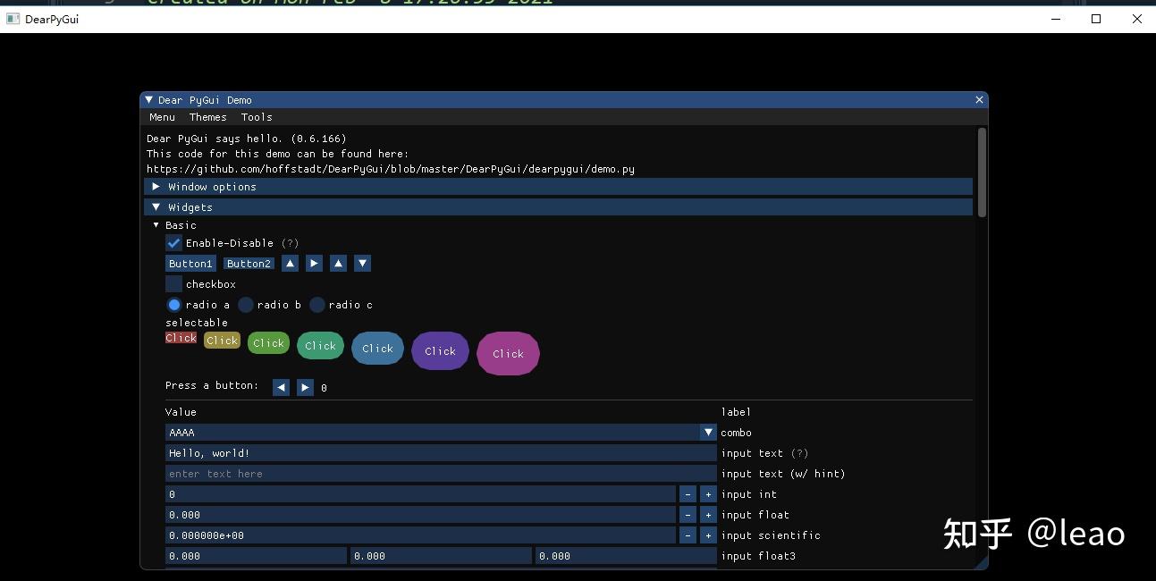 入门Dear PyGUI - 知乎