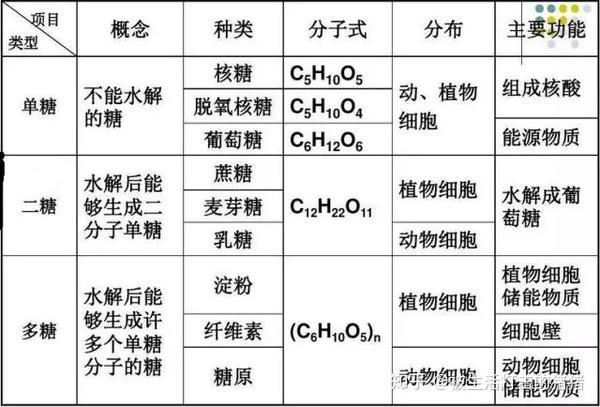 高中生物必修一知识点全汇总 强力收藏贴 知乎