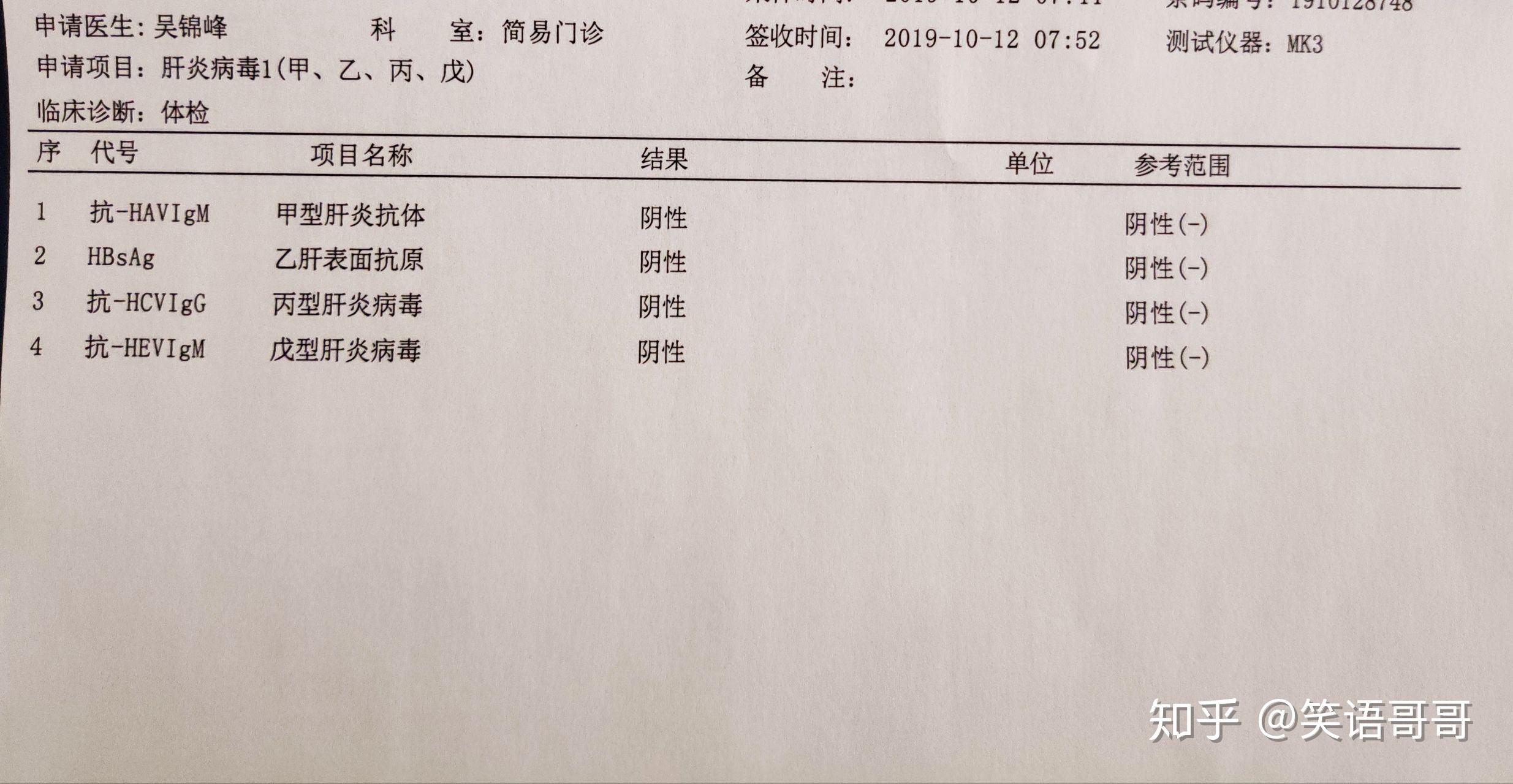 做检查:血常规,凝血四项,甲乙丙肝,艾滋病和梅毒检查,检查结果如图,还