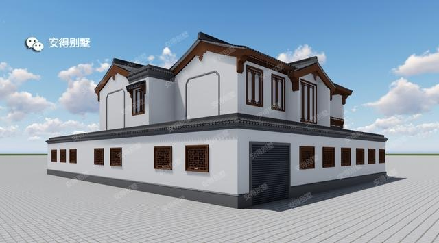 人字屋顶效果图如下:一字屋顶效果图如下:新中式的房子越来越受欢迎