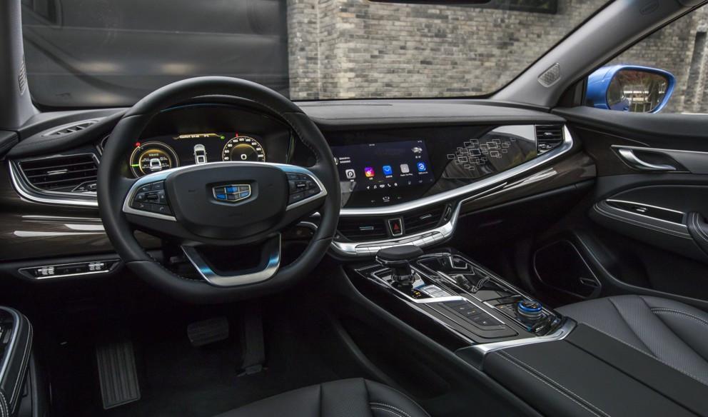 全新博瑞ge内饰以未来星舰座舱理念打造,fullvison星舰仪表台打破了