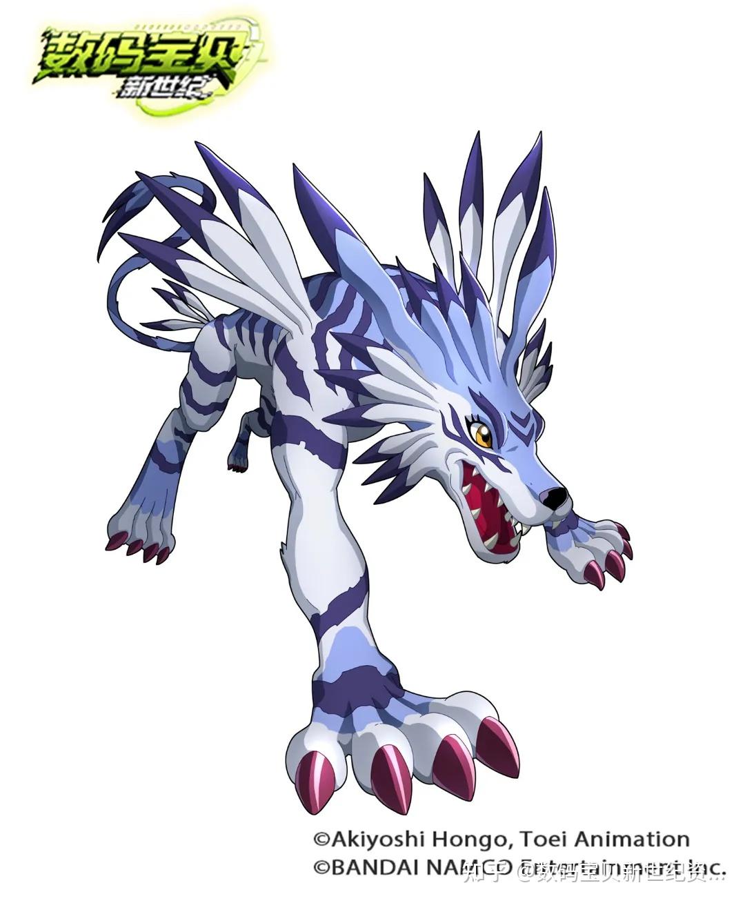 数码宝贝图鉴丨加布兽进化体系介绍你最喜欢它的哪个形态