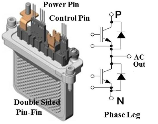 凯迪拉克ct6 phev使用的igbt模块pin fin双面水冷方案