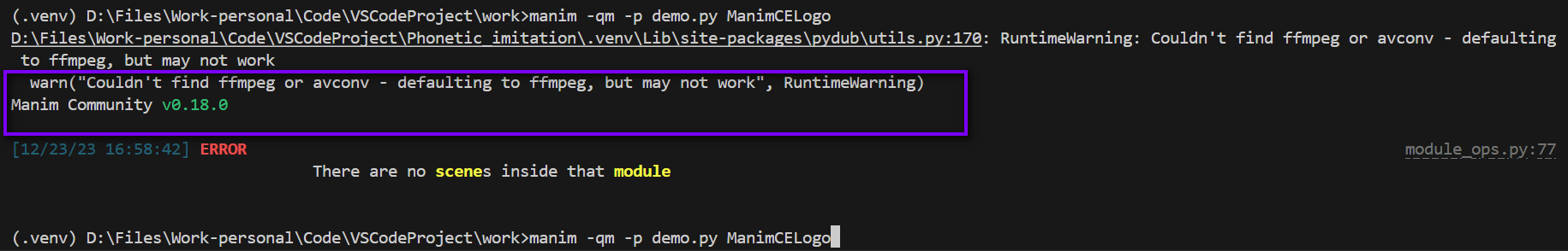 Manim（Vscode~python环境配置） - 知乎