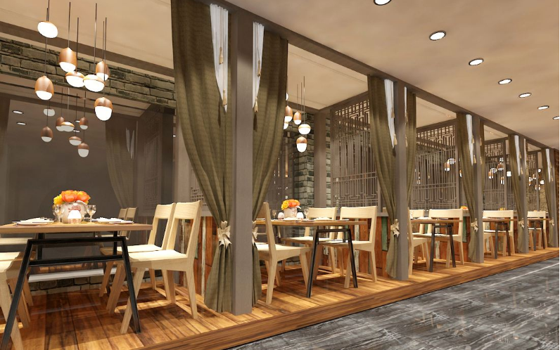 成都餐厅店面装修设计的三种风格选择水木源创设计