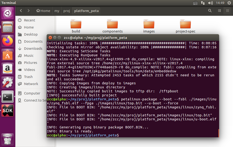  petalinux linux 